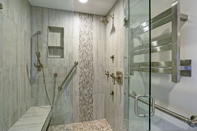 Shower with Rainfall Showerhead